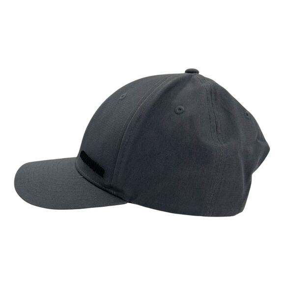 Men's Quicksilver Snapback Cap Hat Gray Quicksilver Logo - Picture 2 of 8